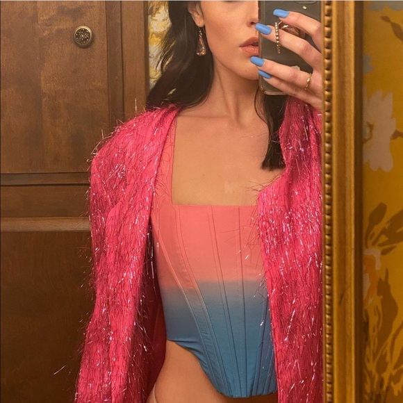 STAUD Tops - Worn once Staud Alice ombré bustier top